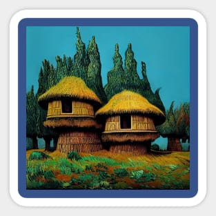 Starry Night in Kashyyyk Sticker